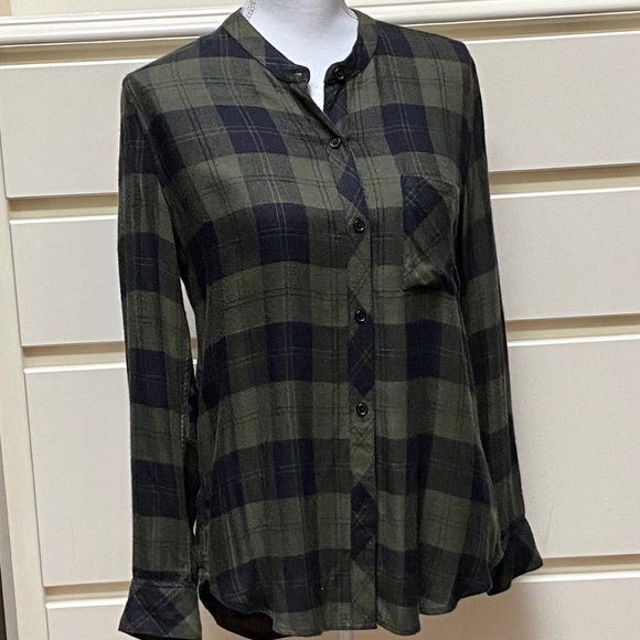 Rails Allison plaid button down shirt size XS - Picture 2 of 6